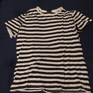 Black and white striped Tshirt